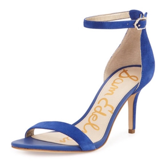 SAM EDELMAN ROYAL BLUE HEELS SIZE 6.5 - Picture 1 of 3